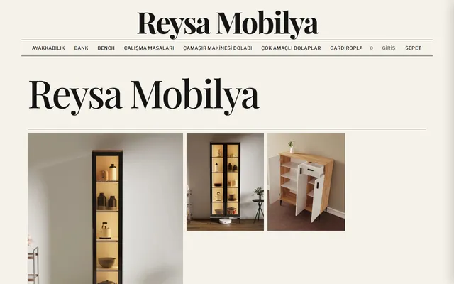 Reysa Mobilya demo mağazası